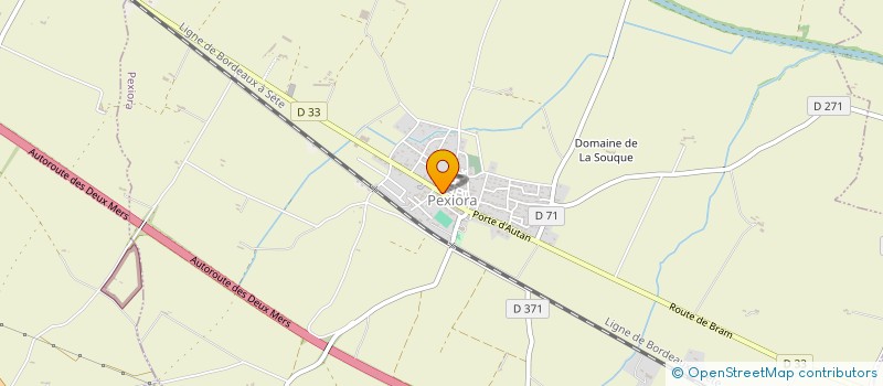 localisation de l'entreprise SARL BRILLANCE ET BEAUTE  PEXIORA