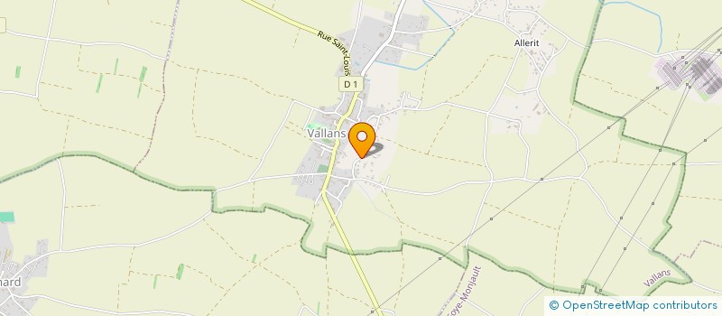 localisation de l'entreprise SARL BRILLAUD à VALLANS