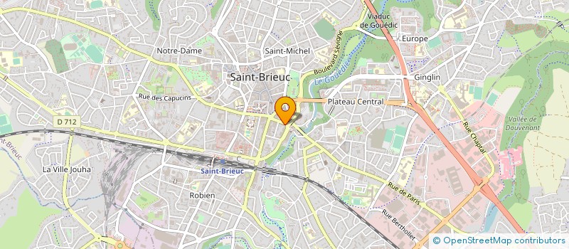 localisation de l'entreprise SARL BRIOLIGNE à SAINT-BRIEUC