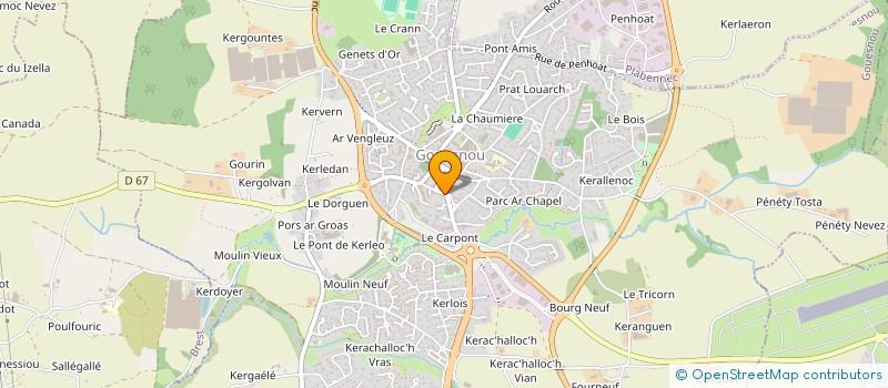 localisation de l'entreprise SARL BRITTANY MARINE SERVICES à GOUESNOU