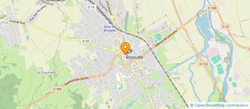 localisation de l'entreprise SARL BRIVAMODE à BRIOUDE