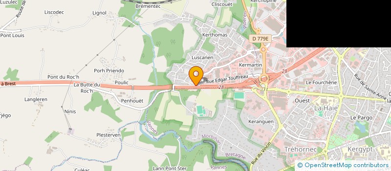 localisation de l'entreprise SARL BRIZEUX à PLOEREN