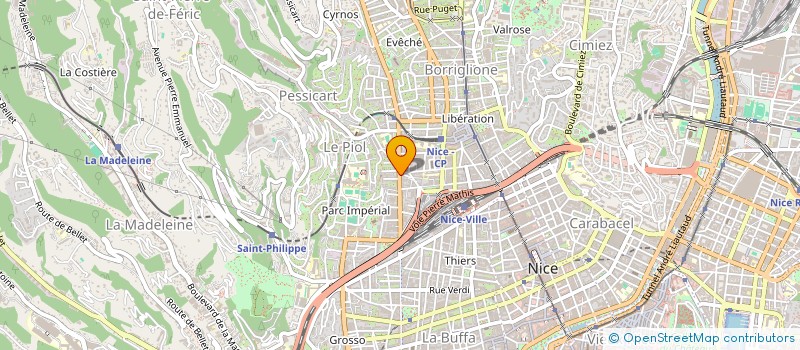 localisation de l'entreprise SARL BRM  NICE