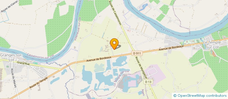 localisation de l'entreprise SARL BROC ENVIRONNEMENT SERVICES à LE TEMPLE-SUR-LOT