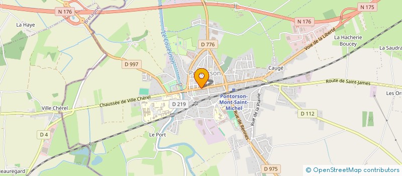 localisation de l'entreprise SARL BROCA  PONTORSON