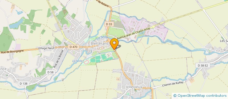 localisation de l'entreprise SARL BROCANTE DES CHARMILLES  BLETTERANS