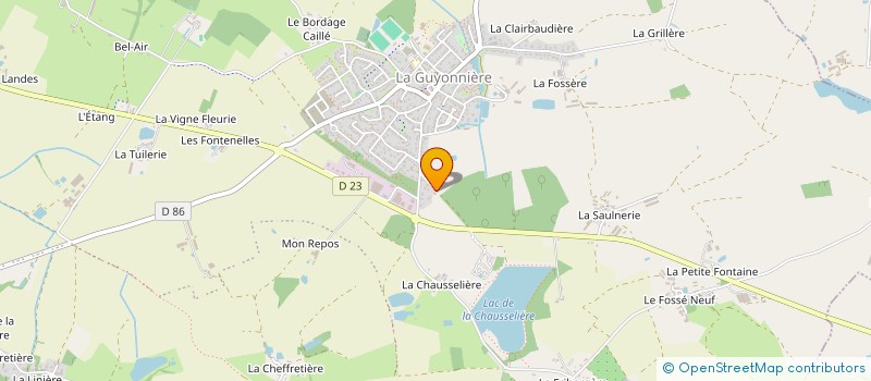 localisation de l'entreprise SARL BROCHARD-GUIBERT à MONTAIGU-VENDEE