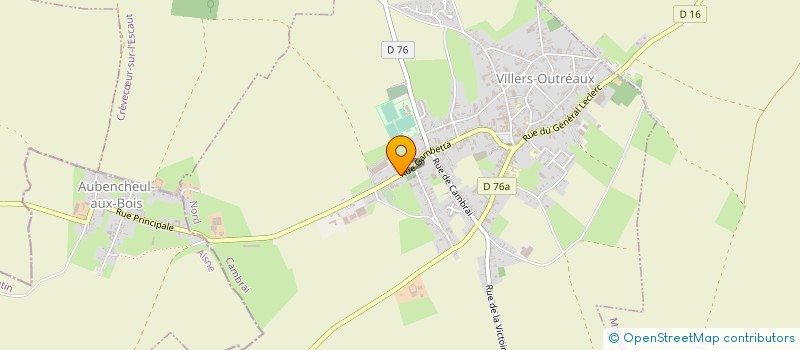localisation de l'entreprise SARL BRODERIES CARRION DE STEUR à VILLERS-OUTREAUX
