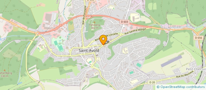 localisation de l'entreprise SARL BROFAZ  SAINT-AVOLD