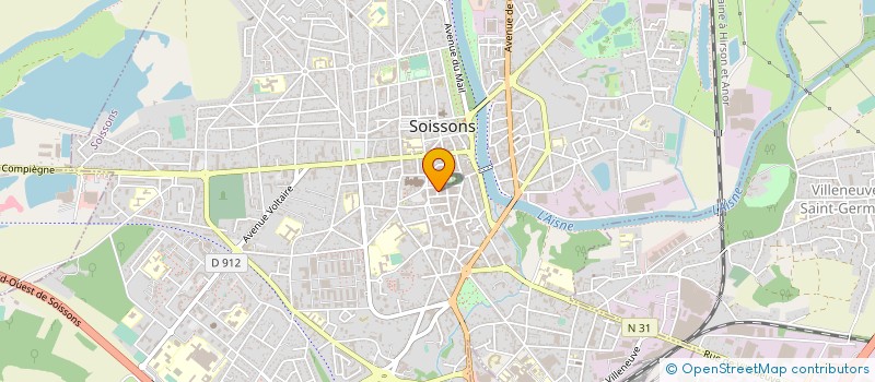 localisation de l'entreprise SARL BRONCHAL à SOISSONS