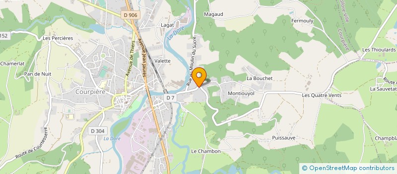 localisation de l'entreprise SARL BRONGNIART ET FILS à COURPIERE