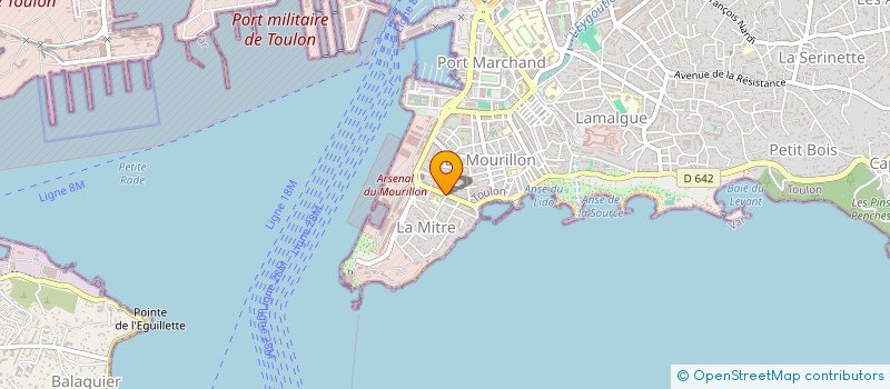 localisation de l'entreprise SARL BROQUEDIS ET CIE à TOULON