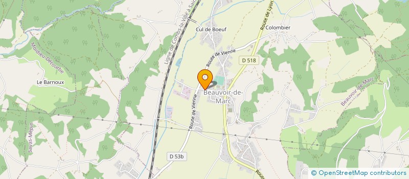 localisation de l'entreprise SARL BROSSARD  BEAUVOIR-DE-MARC