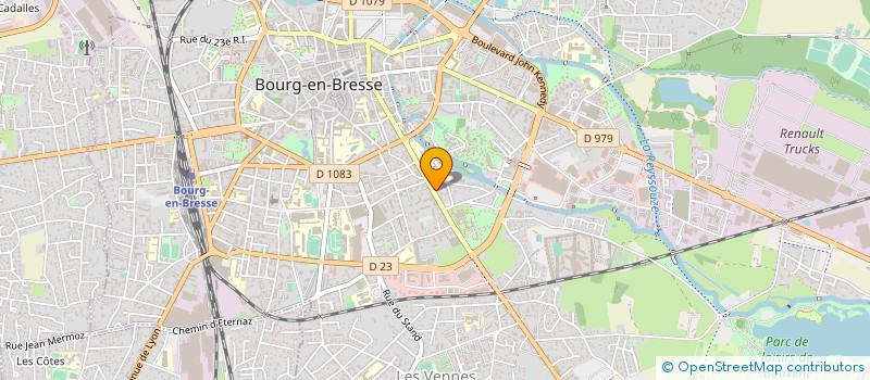 localisation de l'entreprise SARL BROUGHESTEL  BOURG-EN-BRESSE