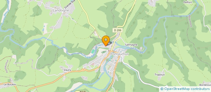 localisation de l'entreprise SARL BROUSSE  PONTAUMUR