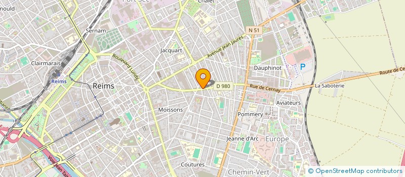 localisation de l'entreprise SARL BRUJERE à REIMS