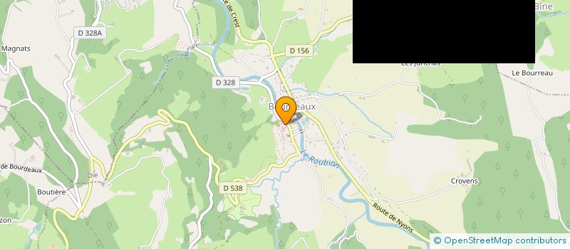localisation de l'entreprise SARL BRUMI à BOURDEAUX
