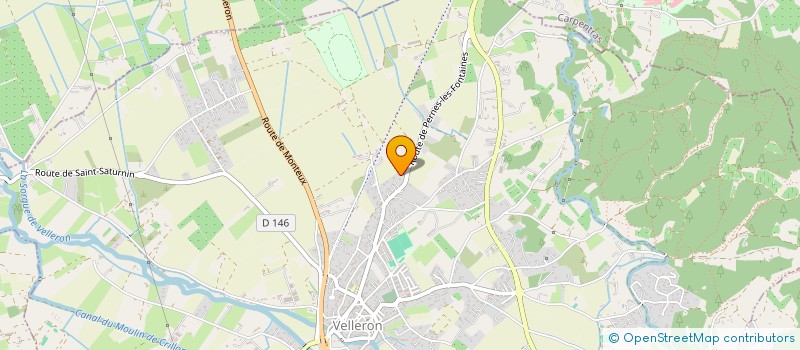 localisation de l'entreprise SARL BRUN à VELLERON