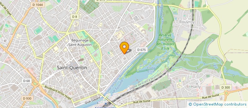 localisation de l'entreprise SARL BRUN à SAINT-QUENTIN