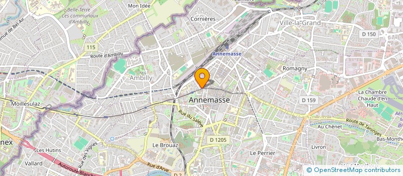 localisation de l'entreprise SARL BRUN VERANDAS  ANNEMASSE