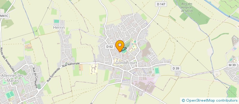 localisation de l'entreprise SARL BRUNEAU  GONDECOURT