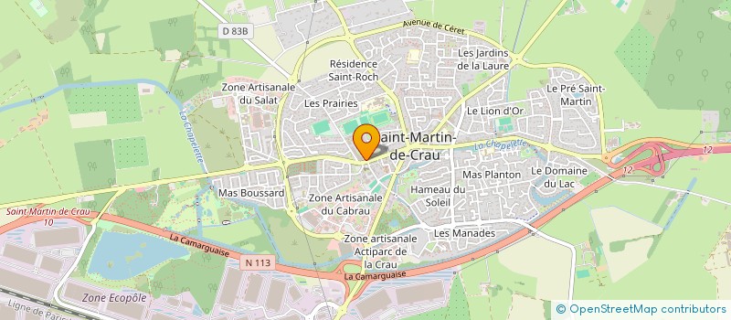 localisation de l'entreprise SARL BRUNEL RAMILLON à SAINT-MARTIN-DE-CRAU