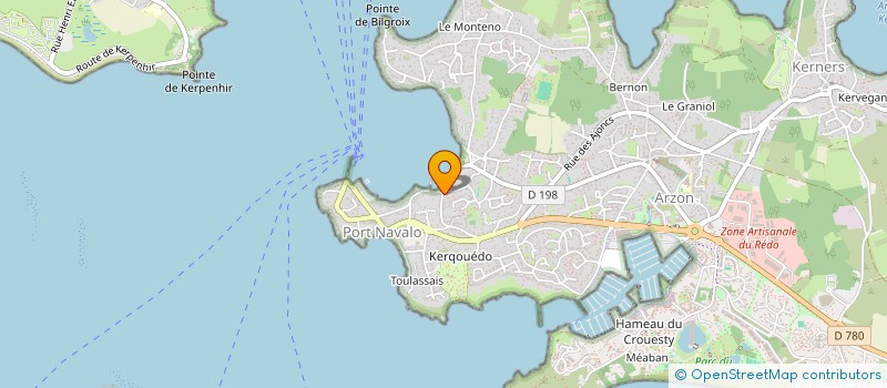 localisation de l'entreprise SARL BRUNET à ARZON