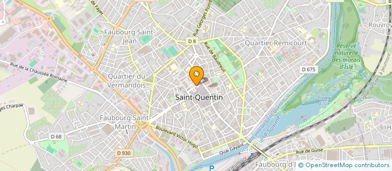 localisation de l'entreprise SARL BRUNI  SAINT-QUENTIN
