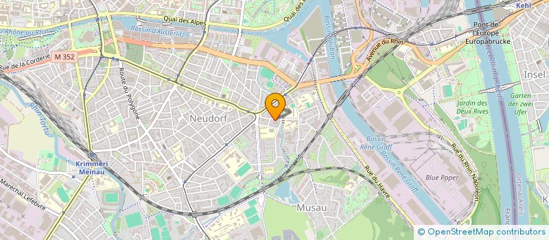 localisation de l'entreprise SARL BRUNO à STRASBOURG