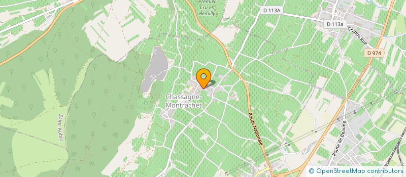 localisation de l'entreprise SARL BRUNO COLIN  CHASSAGNE-MONTRACHET