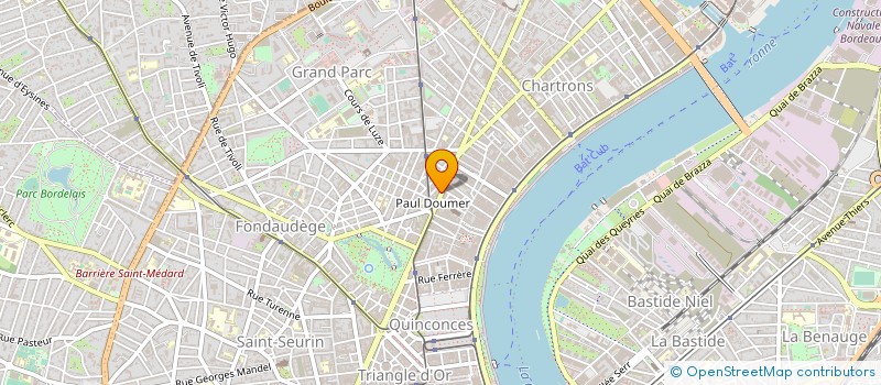 localisation de l'entreprise SARL BRUNO GONZALEZ à BORDEAUX