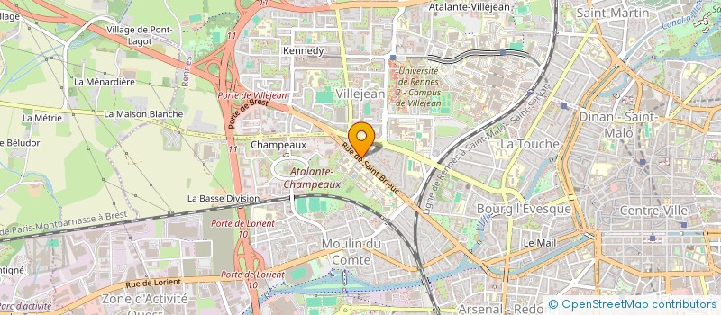 localisation de l'entreprise SARL BRUNO GUIHENEUC à RENNES