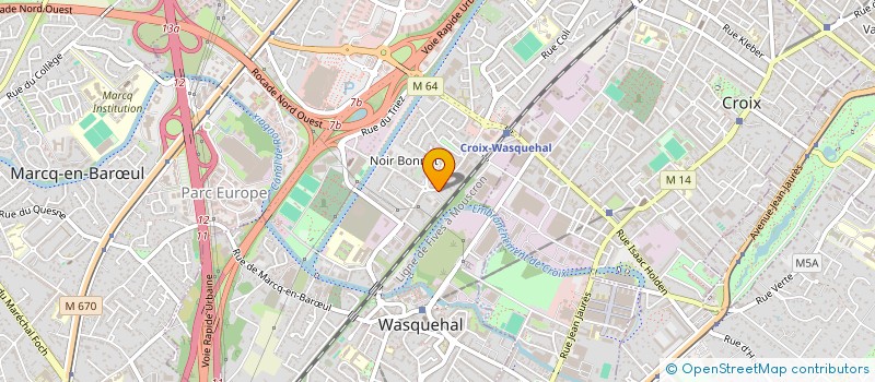 localisation de l'entreprise SARL BRUNO PAREZ à WASQUEHAL