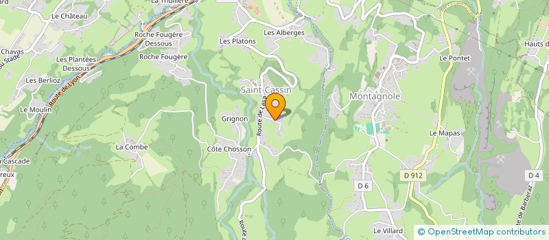 localisation de l'entreprise SARL BRUNS  SAINT-CASSIN