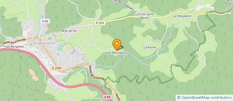 localisation de l'entreprise SARL BRUYERE REMI à ARCONSAT