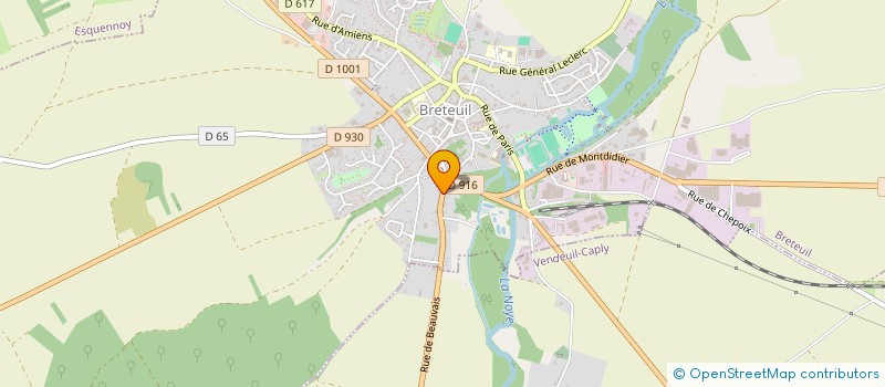 localisation de l'entreprise SARL BRUZEAU ANDRE ET FILS à VENDEUIL-CAPLY
