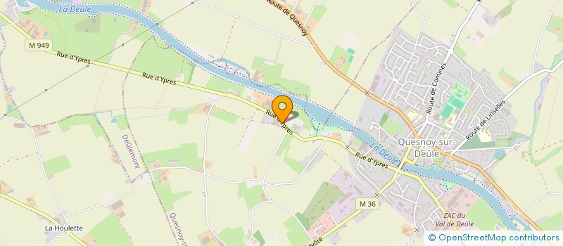 localisation de l'entreprise SARL BRVF à QUESNOY SUR DEULE