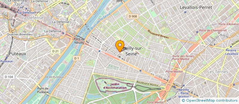 localisation de l'entreprise SARL BS POINT COFFRE à NEUILLY-SUR-SEINE