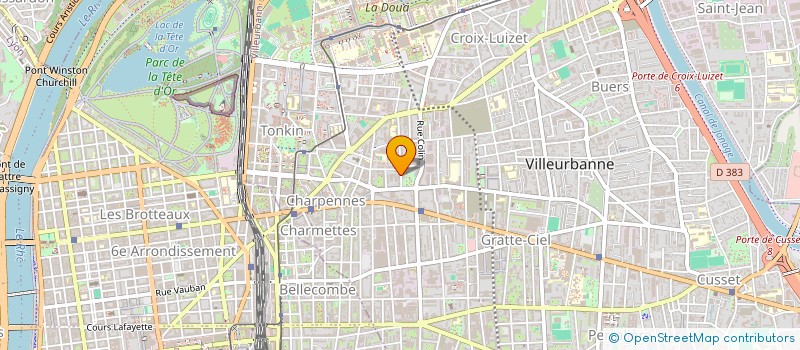 localisation de l'entreprise SARL BSE  VILLEURBANNE