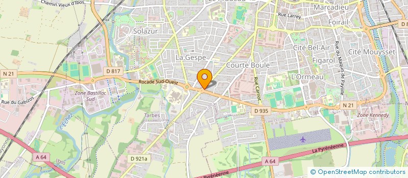 localisation de l'entreprise SARL BSEC  TARBES