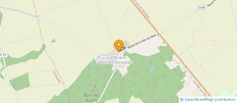localisation de l'entreprise SARL BSEM à LA VILLE-AUX-BOIS-LES-PONTAVERT