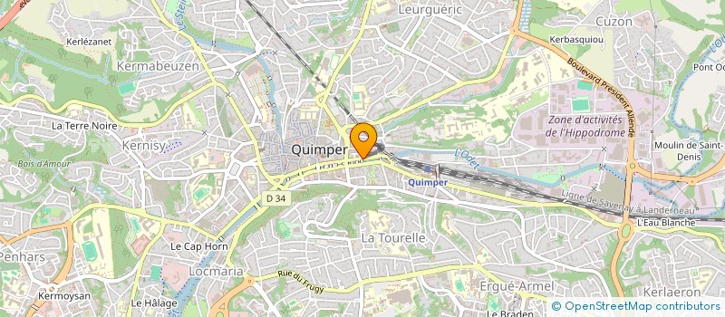 localisation de l'entreprise SARL BSJ AGENCEMENT à QUIMPER