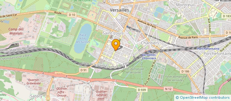 localisation de l'entreprise SARL BSL à VERSAILLES