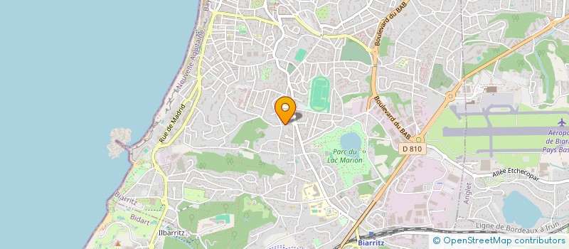 localisation de l'entreprise SARL BT COMM 64 à BIARRITZ