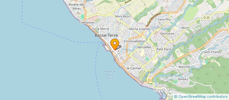 localisation de l'entreprise SARL BTF à BASSE-TERRE