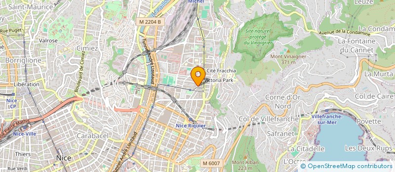 localisation de l'entreprise SARL BTI à NICE