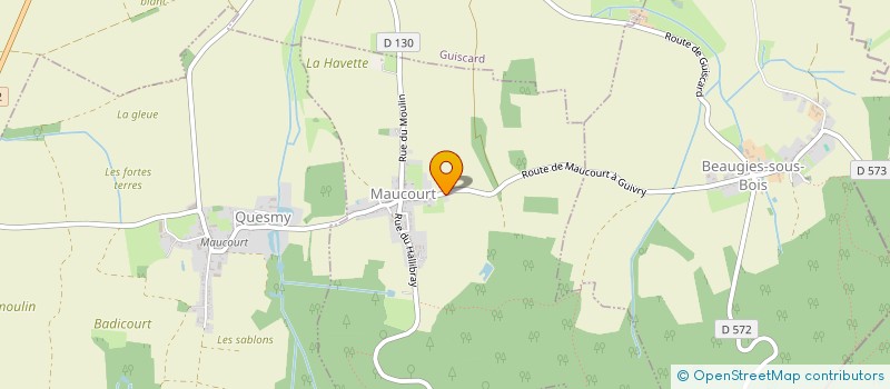 localisation de l'entreprise SARL BTP 2000  MAUCOURT