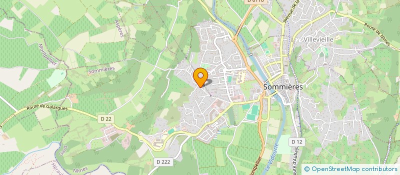 localisation de l'entreprise SARL BTP CAMPABADAL à SOMMIERES