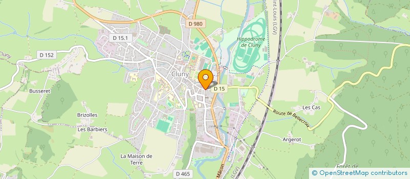 localisation de l'entreprise SARL BUCAILLE  CLUNY