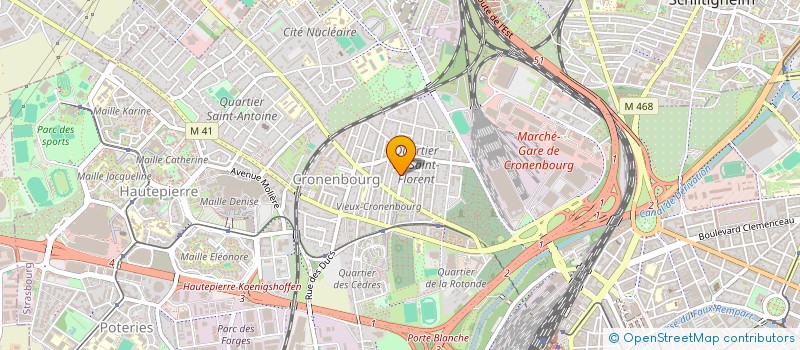 localisation de l'entreprise SARL BUCAM à STRASBOURG